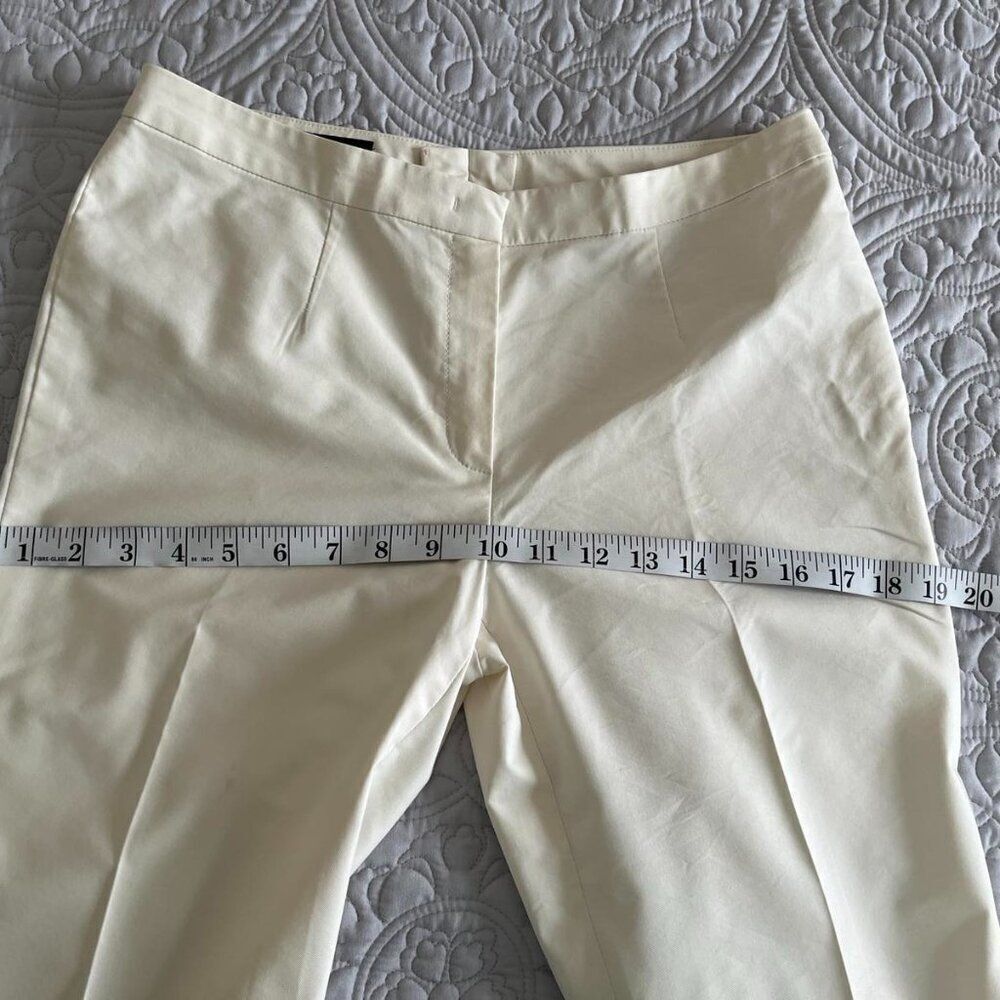 Escada Women's  Wide Cream Trousers Size 4 - Picture 11 of 12
